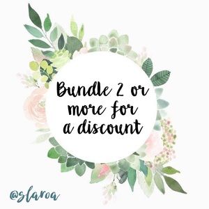 Bundle 2 or more for a discount